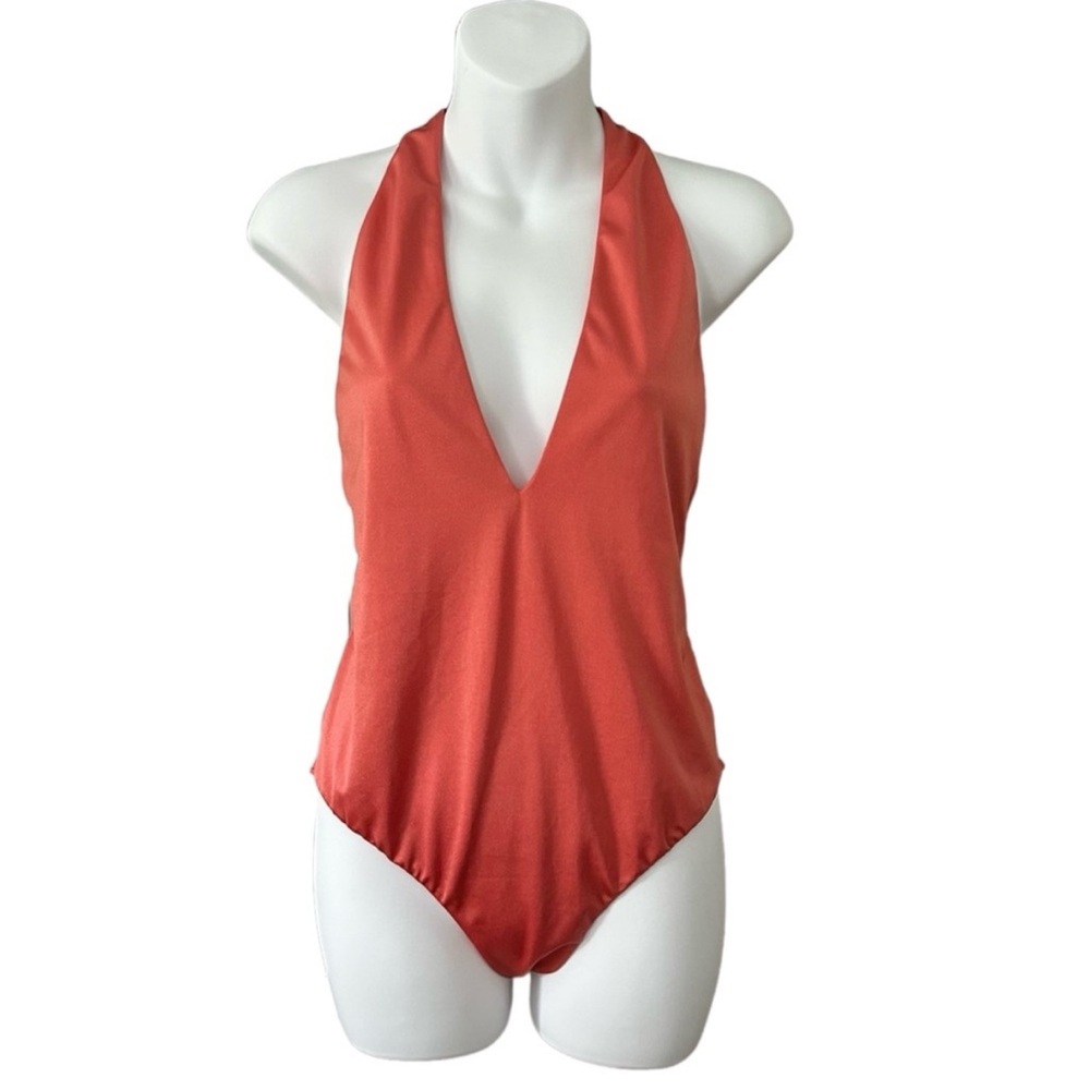 NWOT Billabong Sol Searcher Deep V One Piece Swimsuit Sz Large